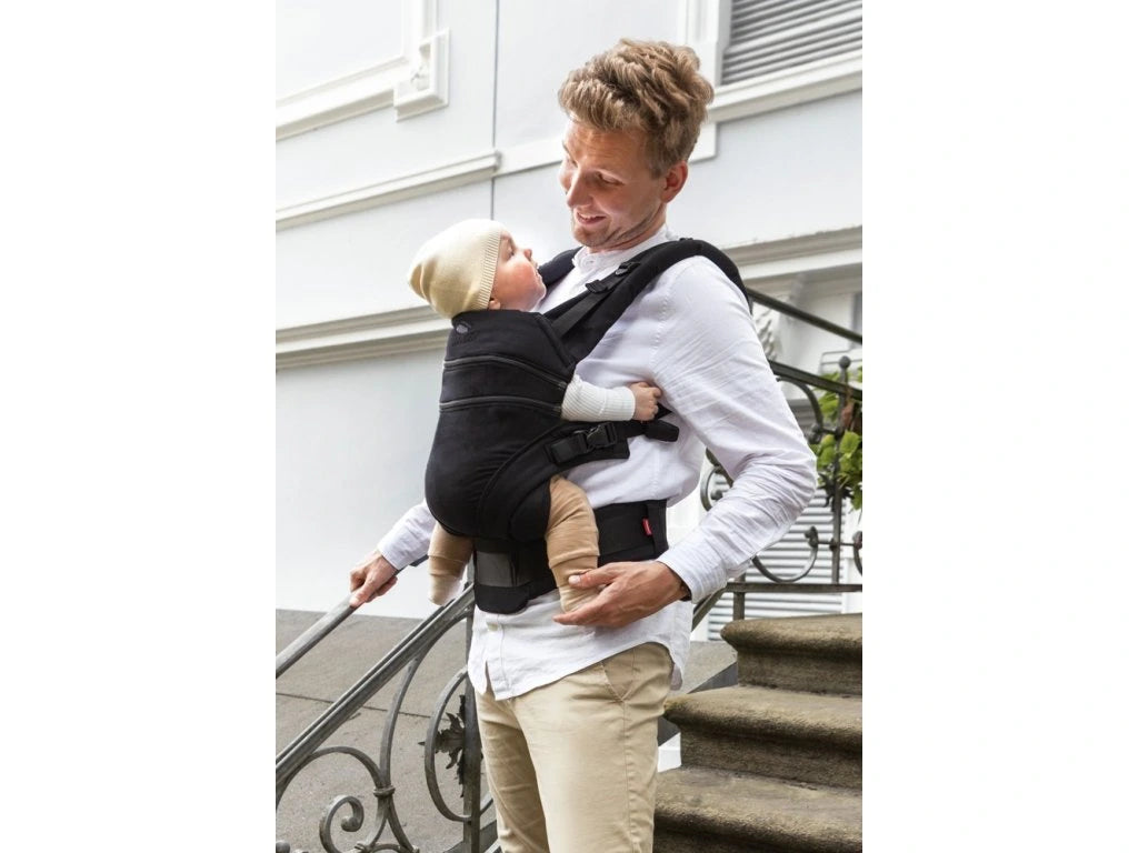 Manduca XT marsupiu ergonomic din bumbac organic 3.5-20 kg Obsidian
