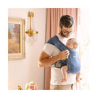 Ergobaby marsupiu Embrace 0-18 luni (3.2 - 11.3 kg) Soft Navy