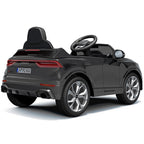 Masinuta electrica Audi RS Q8 cu scaun din piele si roti EVA 3 ani+ Black