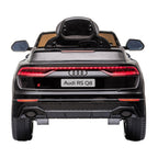 Masinuta electrica Audi RS Q8 cu scaun din piele si roti EVA 3 ani+ Black