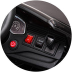 Masinuta electrica Audi RS Q8 cu scaun din piele si roti EVA 3 ani+ Black