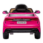 Chipolino masinuta electrica Audi RS Q8 cu scaun din piele si roti EVA 3 ani+ Pink