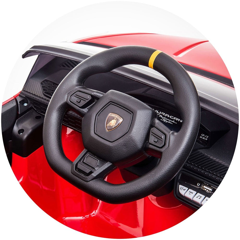 Chipolino masinuta electrica Lamborghini Huracan 3 ani+ Red