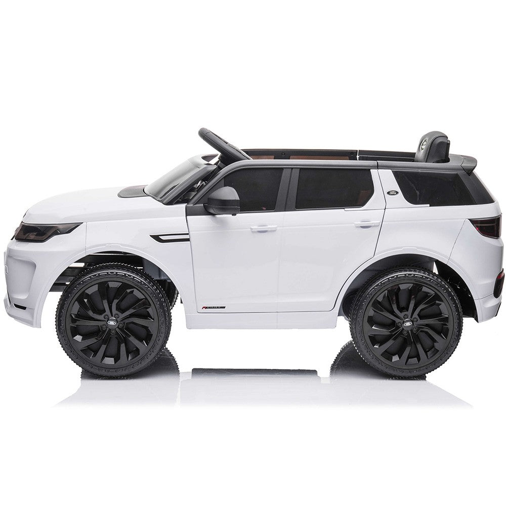 Chipolino masinuta electrica SUV Land Rover Discovery cu roti EVA 3-6 ani White