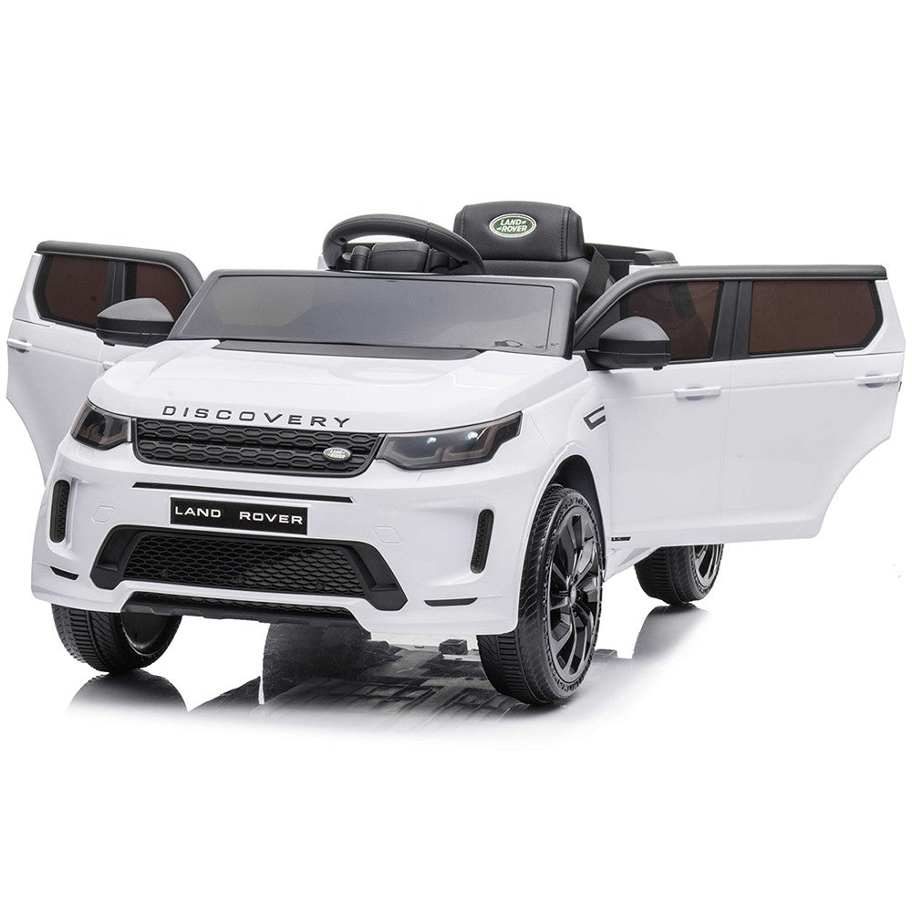 Chipolino masinuta electrica SUV Land Rover Discovery cu roti EVA 3-6 ani White