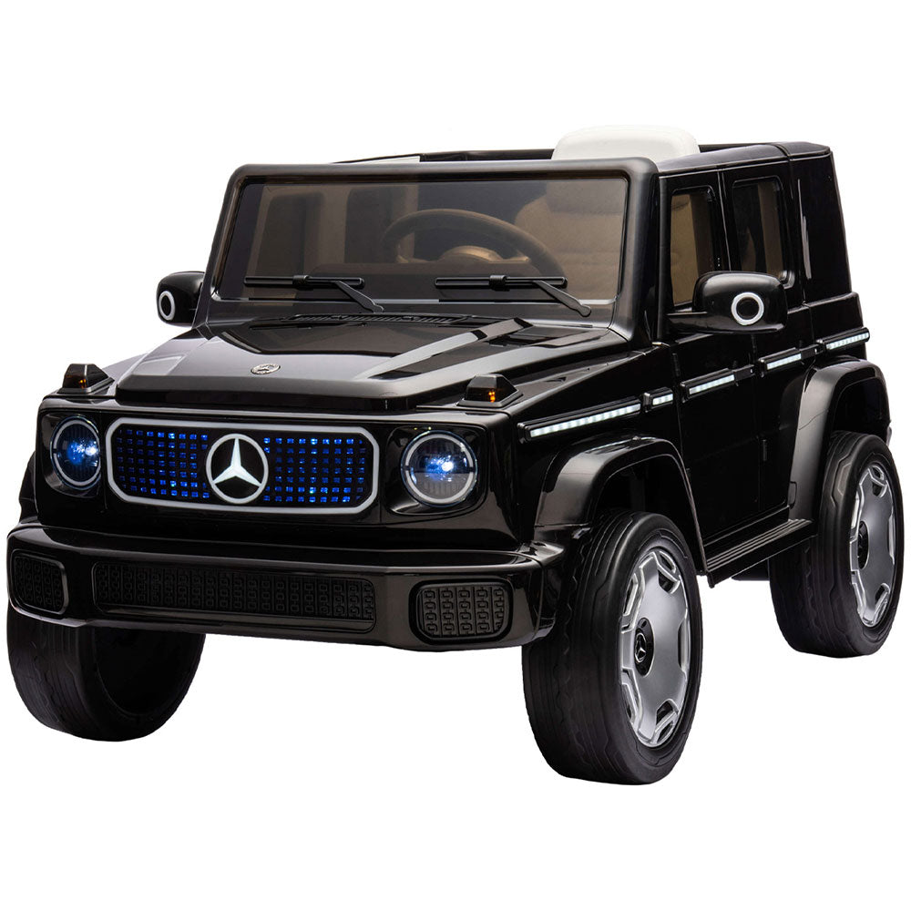 Chipolino masinuta electrica SUV Mercedes EQG 3 ani+ Black Imagine principală a produsului