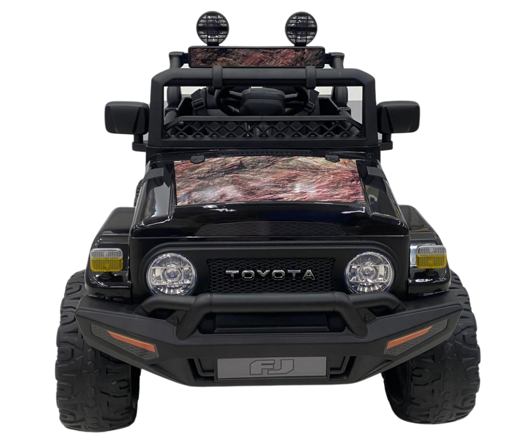 Chipolino masinuta electrica Toyota FJ Cruiser 3-8 ani Black Army
