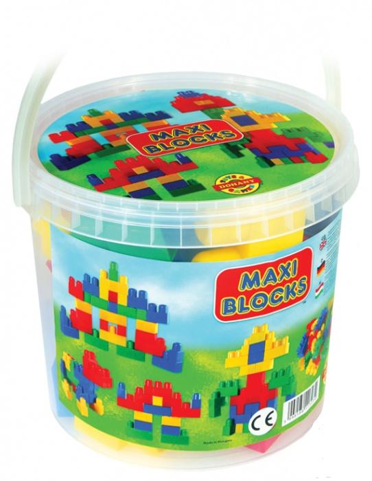 Maxi Blocks Joc de constructii in galetuta cu capac cu 32 bucati 18m+ Imagine principală a produsului