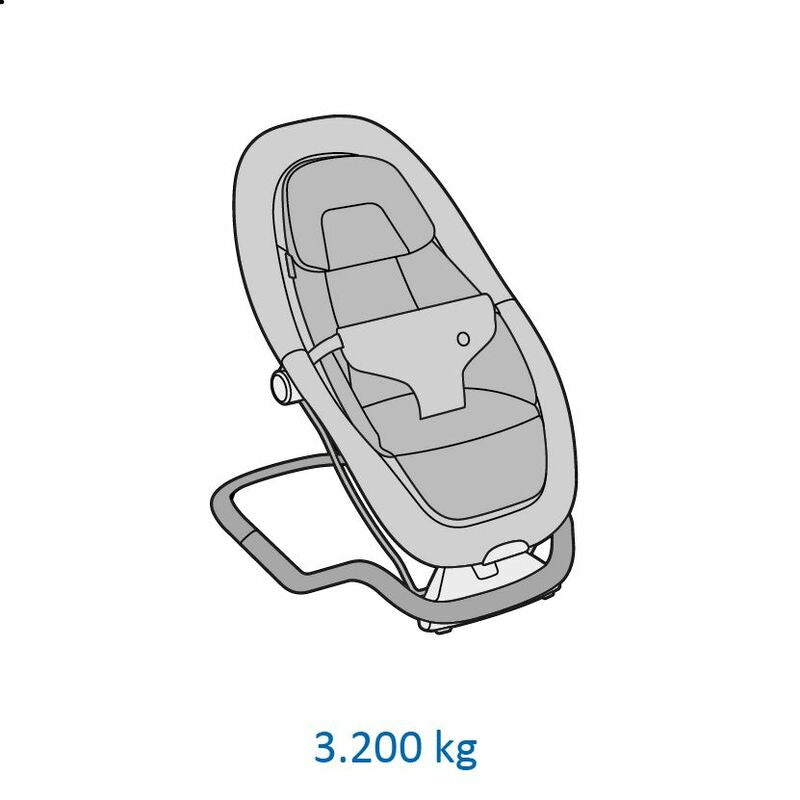 Maxi Cosi balansoar si fotoliu Dove Pro 0-15 kg Elegance Bronze