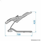 Maxi Cosi balansoar si fotoliu Dove Pro 0-15 kg Elegance Bronze