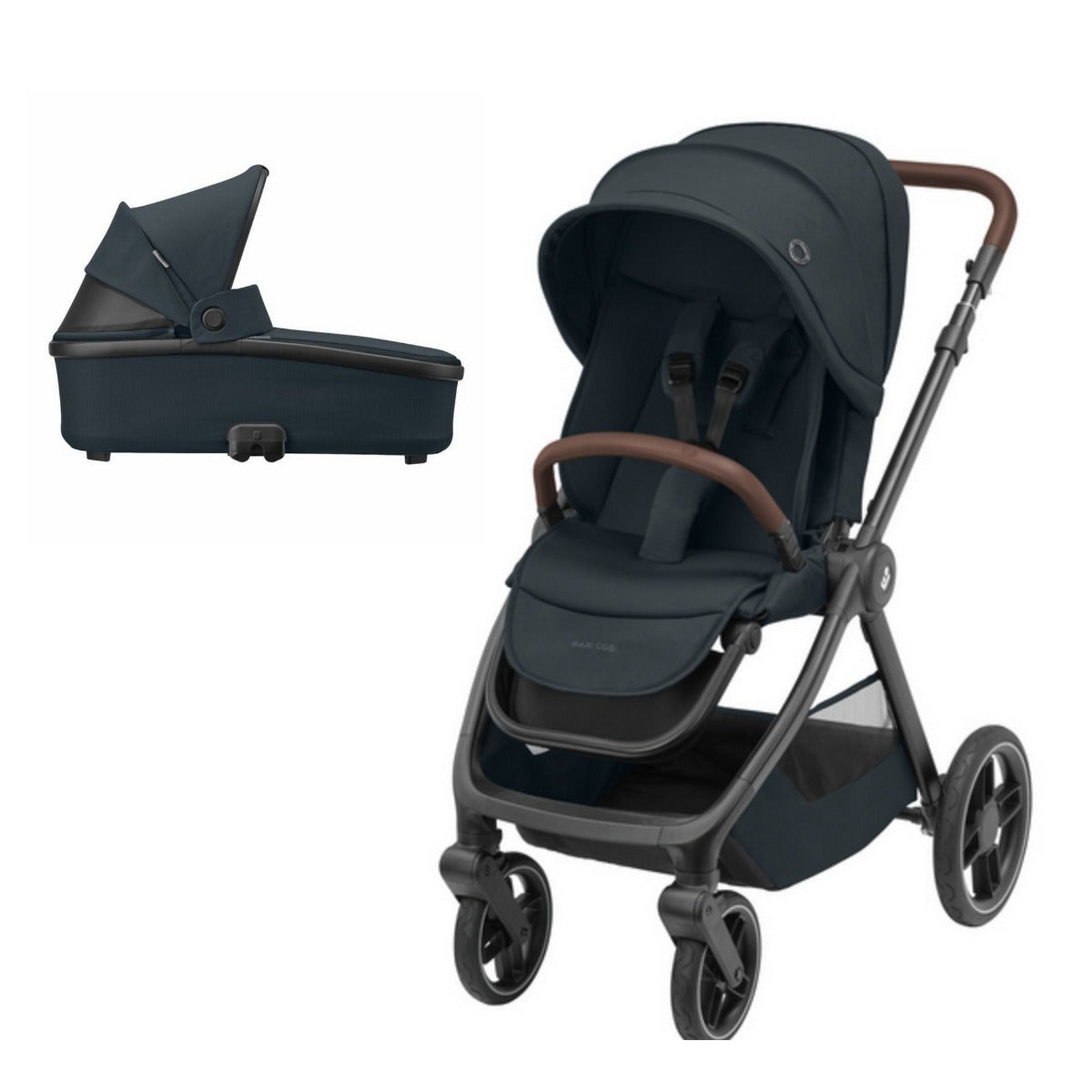 Maxi Cosi carucior 2in1 Oxford 0-22 kg Essential Graphite Imagine principală a produsului