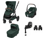 Maxi Cosi carucior 3in1 Oxford 0-22 kg + BAZA CADOU Twillic Green