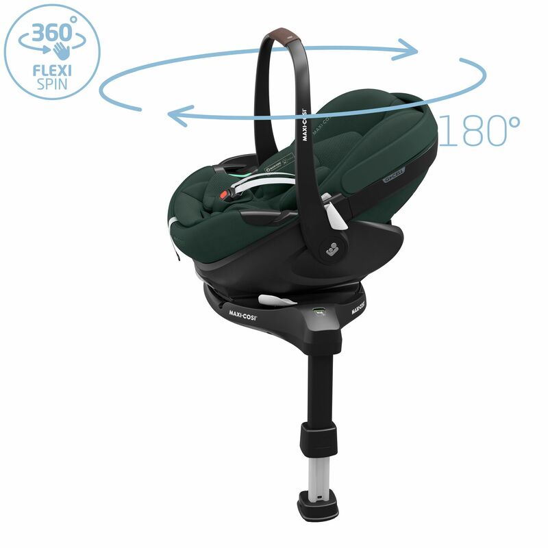 Maxi Cosi carucior 3in1 Oxford 0-22 kg + BAZA CADOU Twillic Green