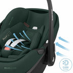 Maxi Cosi carucior 3in1 Oxford 0-22 kg + BAZA CADOU Twillic Green