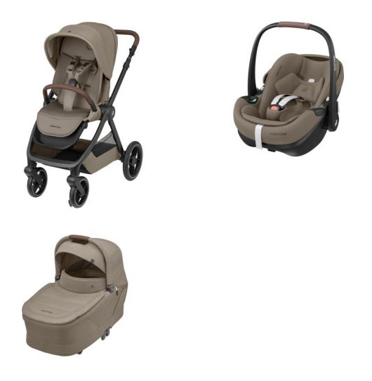 Maxi Cosi carucior 3in1 Oxford Plus 0-22 kg Twillic Truffle Imagine principală a produsului