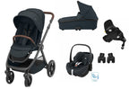 Maxi Cosi carucior 3in1 Oxford 0-22 kg + CADOU BAZA Essential Graphite