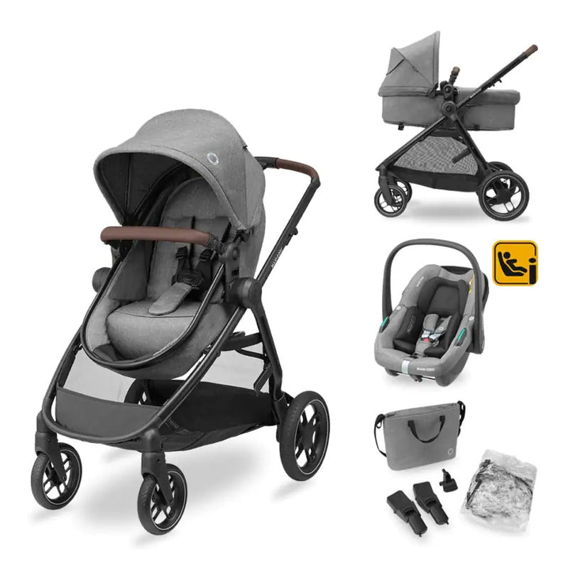Maxi Cosi carucior 3in1 Zelia S Trio 0m+, Grey