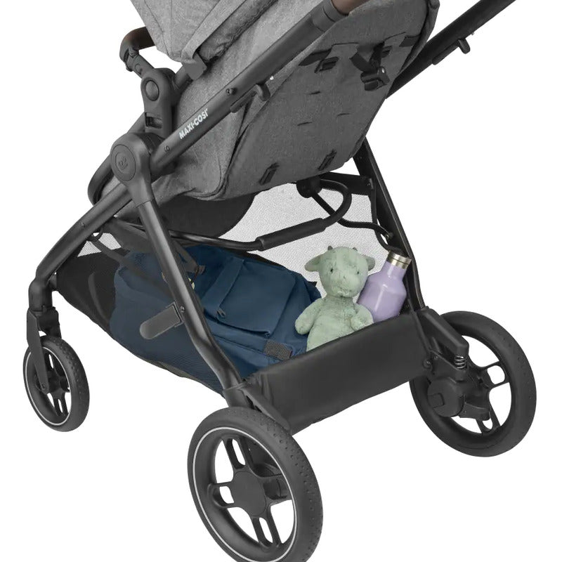 Maxi Cosi carucior 4in1 Zelia S Trio cu baza FamilyFix S i-Size 0m+ Grey