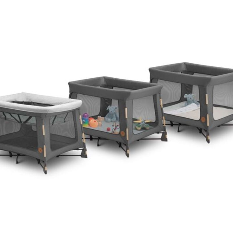 Maxi Cosi patut pliabil si tarc 3in1 Swift 0m+ Beyond Graphite