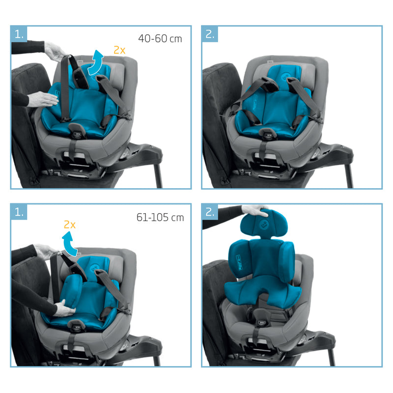 Maxi Cosi reductor scaun auto Pearl 360 Pro 0m+ Authentic Black