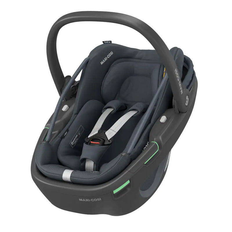 Maxi Cosi scaun auto Coral 360 i-Size 0-12 kg, Essential Graphite cu negru