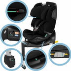 Maxi Cosi scaun auto isofix Emerald 360 Pro SlideTech G-Cell 40-150 cm Authentic Black