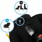 Maxi Cosi scaun auto isofix Emerald 360 Pro SlideTech G-Cell 40-150 cm Authentic Black