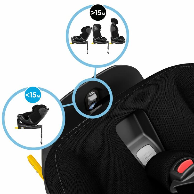 Maxi Cosi scaun auto isofix Emerald 360 Pro SlideTech G-Cell 40-150 cm Authentic Black