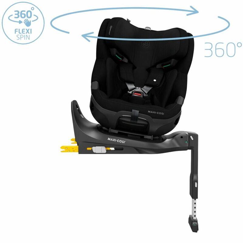 Maxi Cosi scaun auto isofix Emerald 360 Pro SlideTech G-Cell 40-150 cm Authentic Black