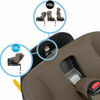 Maxi Cosi scaun auto isofix Emerald 360 Pro SlideTech G-Cell 40-150 cm Authentic Truffle
