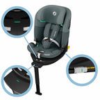 Maxi Cosi scaun auto isofix Emerald 360 S i-Size pentru 40-150 cm Tonal Graphite
