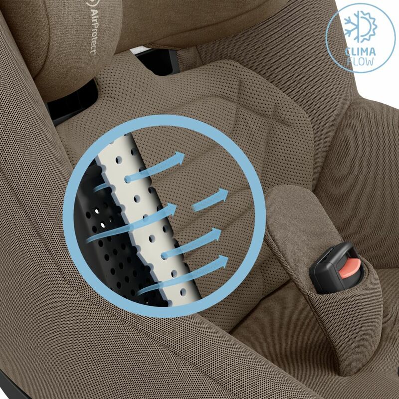 Maxi Cosi scaun auto Pearl 360 Pro SlideTech 61-105 cm Authentic Truffle