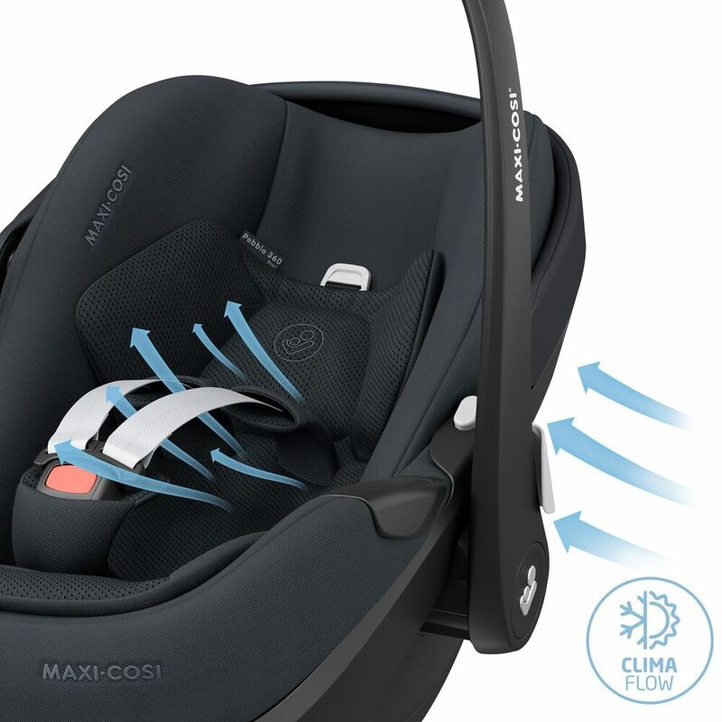 Maxi Cosi scaun auto Pebble 360 Pro2 SlideTech&EcoCare 40-87 cm Essential Graphite