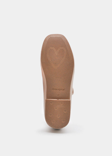 Mayoral balerini fete cu bareta cu flori 26-30 Hazelnut