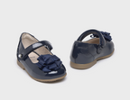 Mayoral balerini fete lacuiti semidecupati cu floare 19-25 Navy Blue