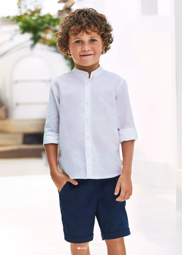 Mayoral bermude baieti chino 4-9 ani Navy blue