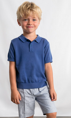 Mayoral bermude baieti 5-10 ani Indigo stripes