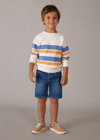 Mayoral bermude baieti denim 5-10 ani Denim mediu