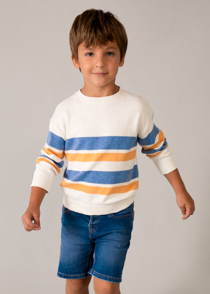 Mayoral bermude baieti denim 5-10 ani Denim mediu