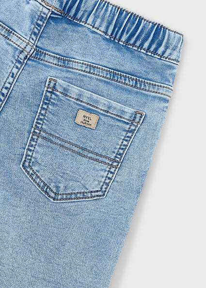 Mayoral bermude baieti denim jogger 5-10 ani Denim deschis