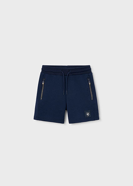Mayoral bermude baieti sport cu fermoar 5-10 ani Navy Blue Imagine principală a produsului