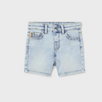 Mayoral bermude cu talie ajustabila 12-36 luni, Denim deschis