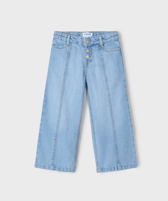Mayoral blugi fete largi 3-10 ani Denim deschis