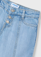 Mayoral blugi fete largi 3-10 ani Denim deschis