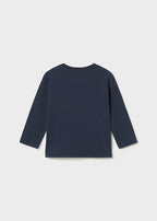 Mayoral bluza baieti basic 12-48 luni Azul Making Friends