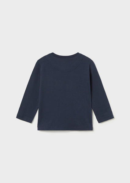 Mayoral bluza baieti basic 12-48 luni Azul Making Friends