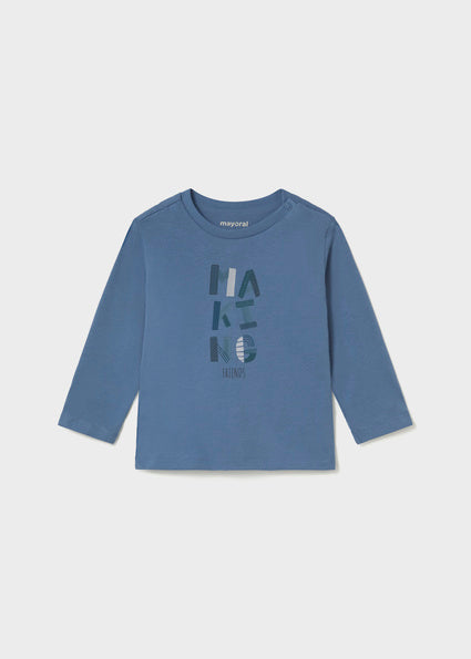 Mayoral bluza baieti basic 12-48 luni Indigo Making Friends Imagine principală a produsului
