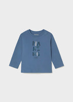 Mayoral bluza baieti basic 12-48 luni Indigo Making Friends
