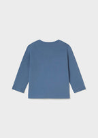 Mayoral bluza baieti basic 12-48 luni Indigo Making Friends