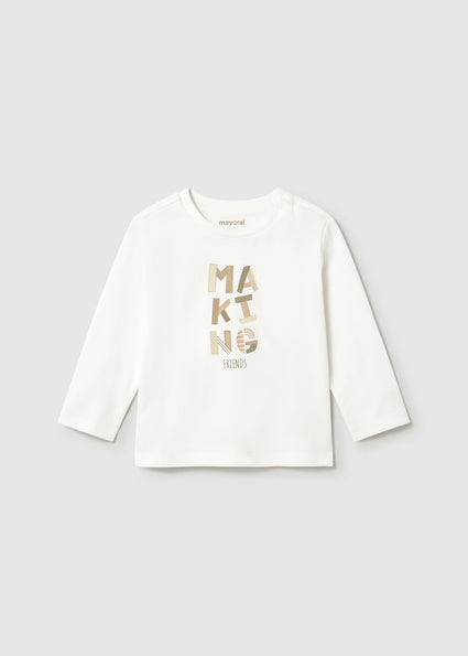 Mayoral bluza baieti basic 12-48 luni Nata Making Friends